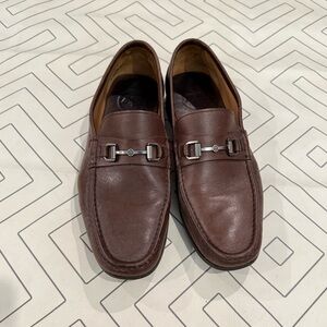 Peter Millar Brown Leather Loafers